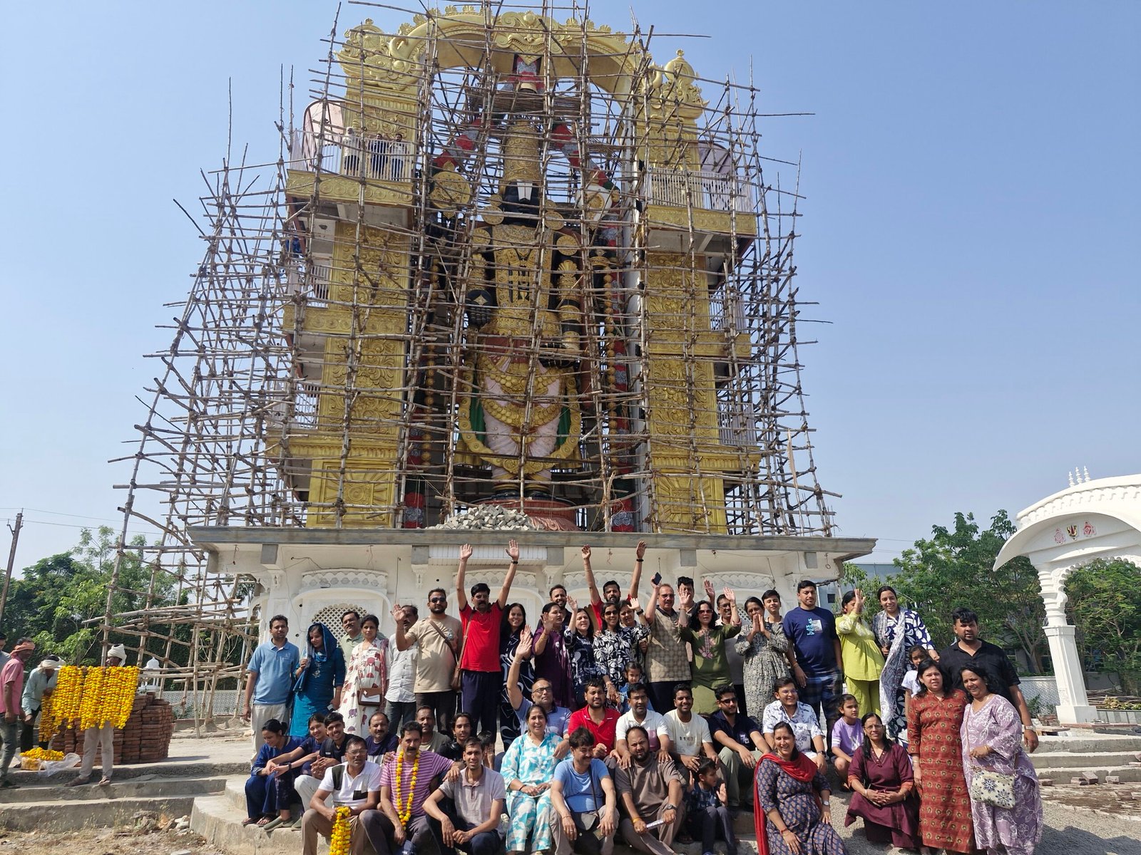 Jain Community Visits Tirupati Balaji’s 81-Foot Statue